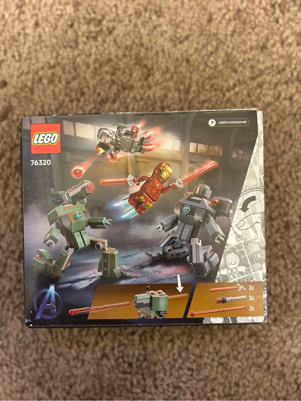 LEGO Iron Man Battle Set - Red & Green & Gray